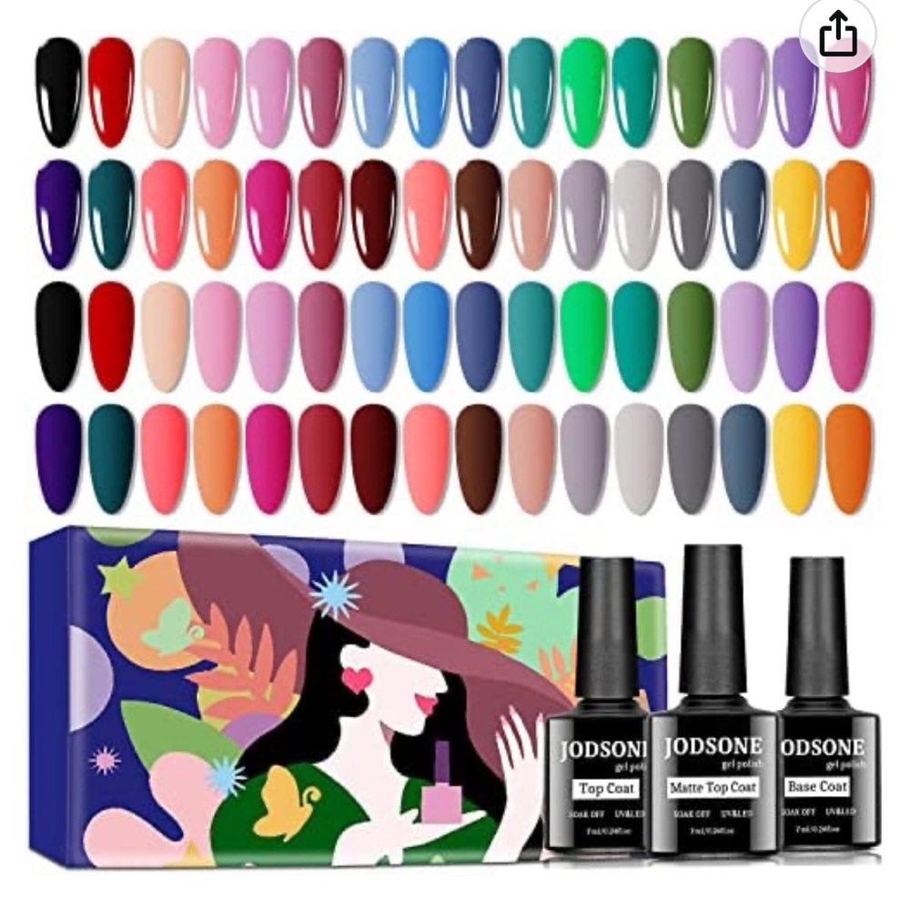 Gel Nail Polish Kit 35 Bottles